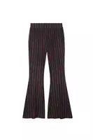 Metallic rainbow flared jersey trousers  image