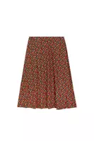 Ditsy floral print jersey skirt  image