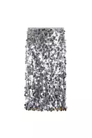 Silver sequinned pencil skirt  image