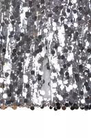 Silver sequinned pencil skirt  image