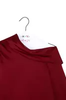 Ruby red asymmetrical top  image