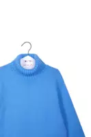 Sky blue oversize turtleneck image