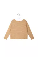 Camel chunky knit sweater  image