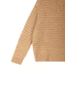 Camel chunky knit sweater  image