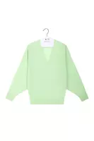 Florescent green oversized sweater  image