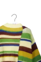 Pale yellow contrasting stripe sweater  image