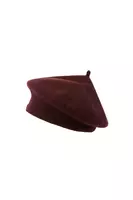 Aubergine rounded beret image