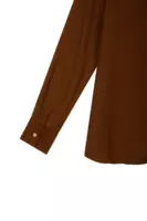 Chocolate brown blouse  image