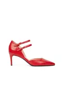 Lipstick red pumps  image