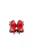 Lipstick red pumps  image