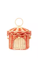 Circus Tent Wicker Basket Bag  image