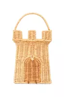 Castle Tower Wicker Bucket Bag  image