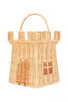 Castle Tower Wicker Bucket Bag  image