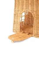 Castle Tower Wicker Bucket Bag  image