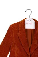 Caramel velour blazer image