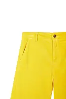 Pantaloni di velluto a coste giallo sole image