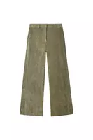 Khaki Green Corduroy Trousers  image