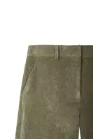 Khaki Green Corduroy Trousers  image