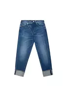 Asymmetrical Cropped Jeans  image