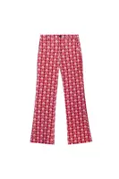 Berry Deco Floral Corduroy Trousers  image