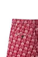 Berry Deco Floral Corduroy Trousers  image