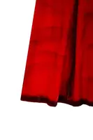 Flame Red Shadow Velvet Skirt  image