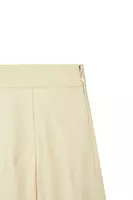 Beige Pleated Skirt  image