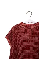 Berry Pink Sleeveless Sweater  image