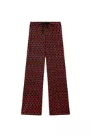 Geometric Jersey Jacquard Trousers  image