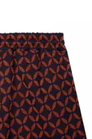 Geometric Jersey Jacquard Trousers  image