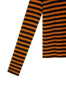 Mustard and Black Striped T-Shirt  image