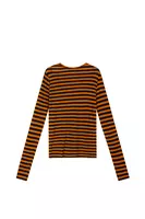 Mustard and Black Striped T-Shirt  image