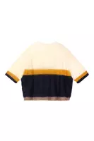 Milk and Black Colourblock Sweater  image