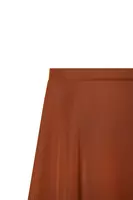 Caramel Brown Laminated Skirt  image