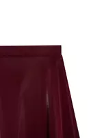 Wine Laminated Skirt  image