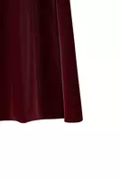 Wine Laminated Skirt  image