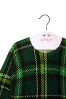 Green Plaid Printed Sweater  image