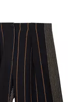 Pantaloni a righe miste blu navy image