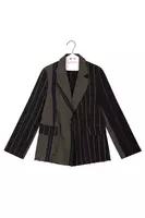 Navy Blue Mixed Stripe Blazer image