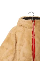 Reversibile Faux Fur Coat with Hood image