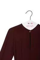 Aubergine Crepe Dress  image