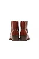 Mahogany Brown Leather Chelsea Boots  image