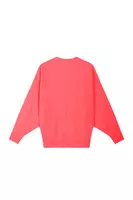 Florescent pink oversized sweater  image