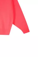 Florescent pink oversized sweater  image