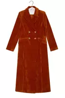 Caramel Velour Overcoat  image