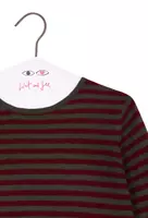 Wine and Fir Green Striped Cashmere Sweater  image