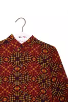 Swirl Check Print Shirt  image