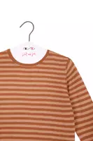 Camel Striped Cashmere Sweater  image