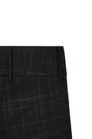 Fir Green Metallic Check Trousers image