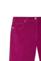 Grape Corduroy Flared Trousers  image